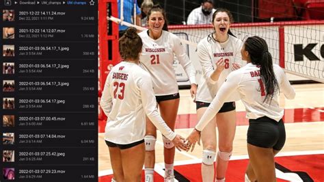 wisconsin volleyball team leaked unedited video|Nude photo leak of Wisconsin womens volleyball team has police。